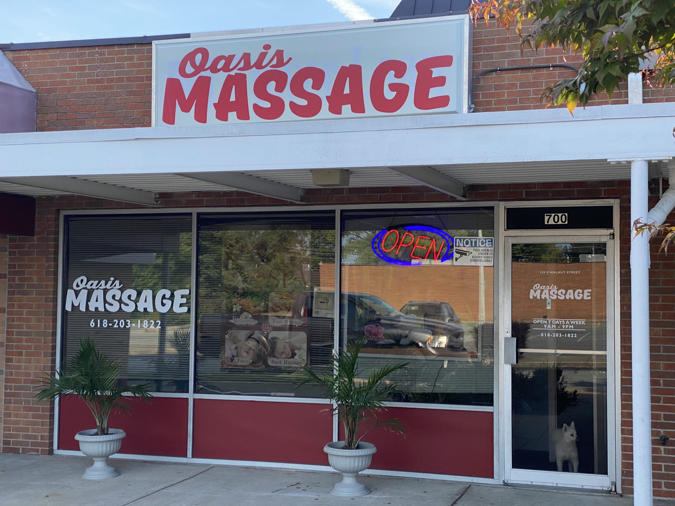 Oasis Massage – 700 E Walnut St, Carbondale, IL 62901